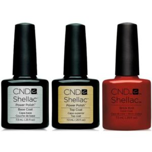 CND - Shellac Combo - Base, Top & Brick Knit