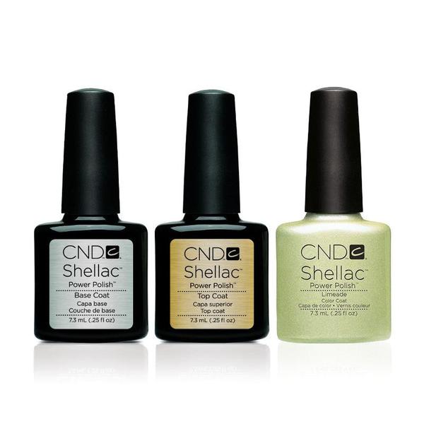CND - Shellac Combo - Base, Top & Limeade