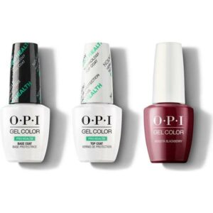 OPI - GelColor Combo - Base, Top & Bogota Blackberry