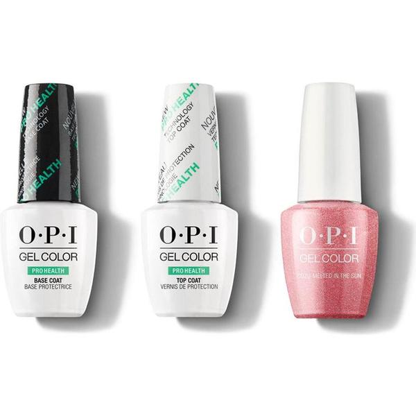 OPI - GelColor Combo - Base, Top & Cozu-Melted in the Sun