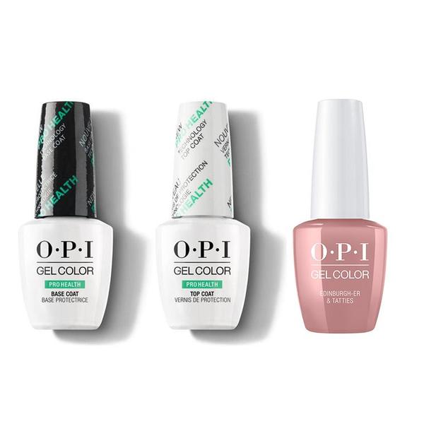 OPI - GelColor Combo - Base, Top & Edinburgh-er & Tatties