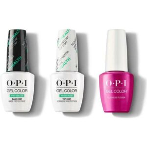 OPI - GelColor Combo - Base, Top & Flashbulb Fuchia