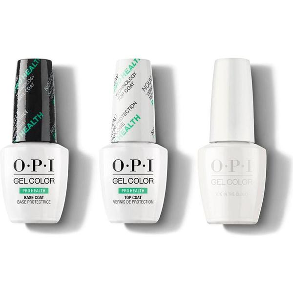 OPI - GelColor Combo - Base, Top & Its in the Cloud