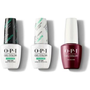 OPI - GelColor Combo - Base, Top & Malaga Wine