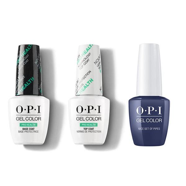 OPI - GelColor Combo - Base, Top & Nice Set Of Pipes