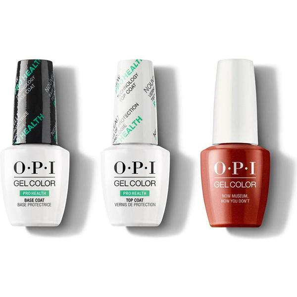 OPI - GelColor Combo - Base, Top & Now Museum, Now You Dont