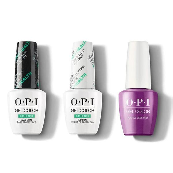 OPI - GelColor Combo - Base, Top & Positive Vibes Only