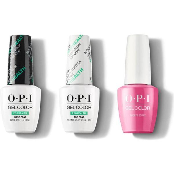 OPI - GelColor Combo - Base, Top & Short Story