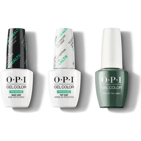 OPI - GelColor Combo - Base, Top & Stay Off the Lawn!!