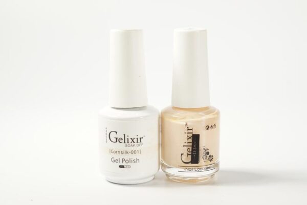 #001 - Gelixir UV/LED Soak Off Gel polish - Cornsilk