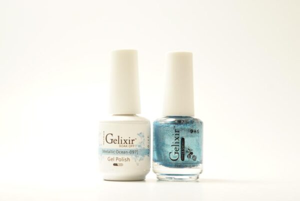 #097 - Gelixir UV/LED Soak Off Gel polish - Metallic Ocean
