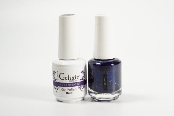 #100 - Gelixir UV/LED Soak Off Gel polish - Purple Secret