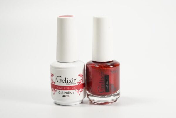#104 - Gelixir UV/LED Soak Off Gel polish - Royal Red