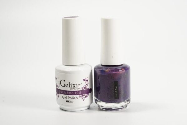 #108 - Gelixir UV/LED Soak Off Gel polish - Purple Sand