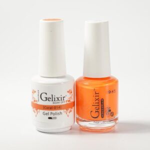 #014 - Gelixir UV/LED Soak Off Gel polish - Coral