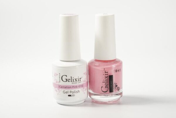 #016 - Gelixir UV/LED Soak Off Gel polish - Carnation Pink