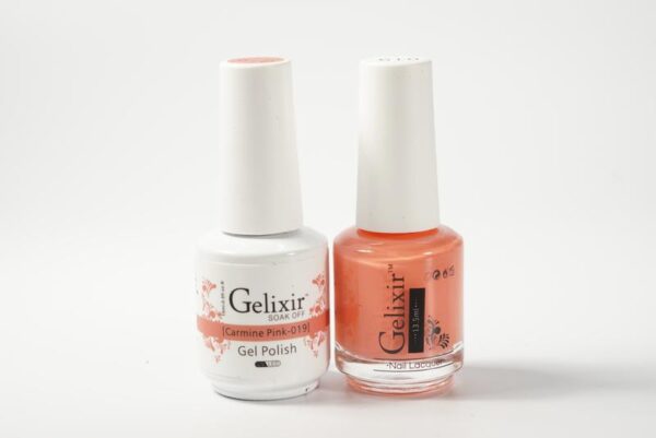 #019 - Gelixir UV/LED Soak Off Gel polish - Carmine Pink
