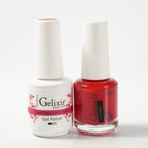 #024 - Gelixir UV/LED Soak Off Gel polish - Dark Terra Cotta