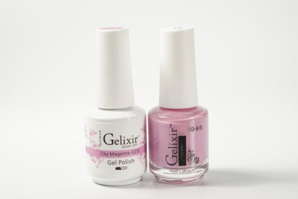 #025 - Gelixir UV/LED Soak Off Gel polish - Sky Magenta
