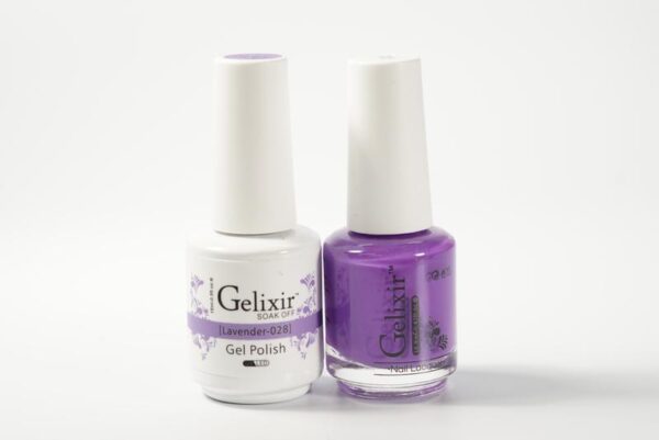#028 - Gelixir UV/LED Soak Off Matching Gel and Polish - Lavender