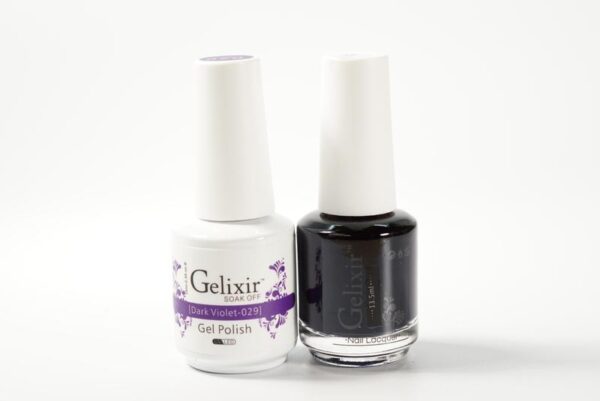 #029 - Gelixir UV/LED Soak Off Gel polish - Dark Violet