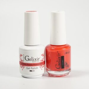 #041 - Gelixir UV/LED Soak Off Gel polish - Glitter Poppy Flower