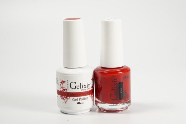 #042 - Gelixir UV/LED Soak Off Gel polish - Cadmium Red