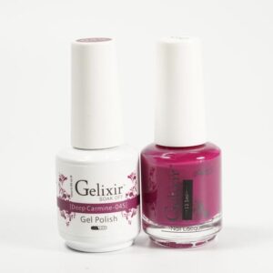 #045 - Gelixir UV/LED Soak Off Gel polish - Deep Carmine