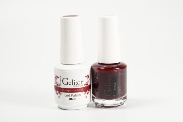#048 - Gelixir UV/LED Soak Off Gel polish - Burgundy