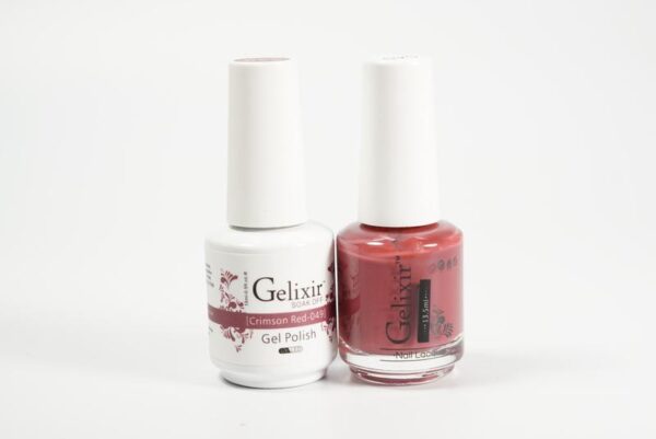 #049 - Gelixir UV/LED Soak Off Gel polish - Crimson Red