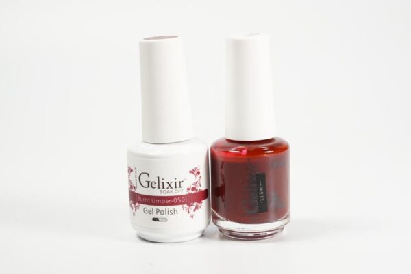 #050 - Gelixir UV/LED Soak Off Gel polish - Burnt Umber