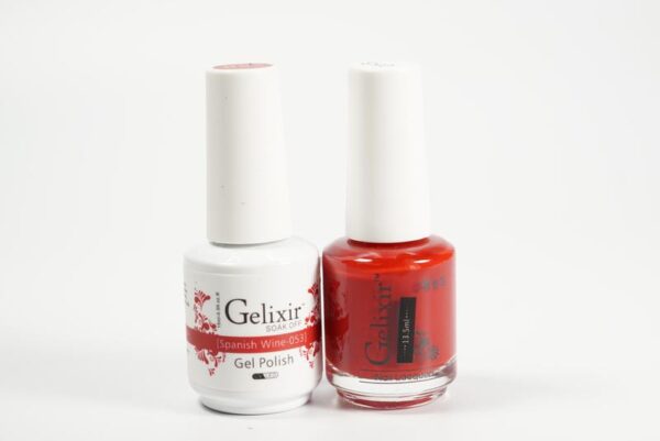 #053 - Gelixir UV/LED Soak Off Gel polish - Firebrick
