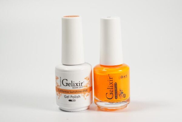 #058 - Gelixir UV/LED Soak Off Gel polish - California Sunshine