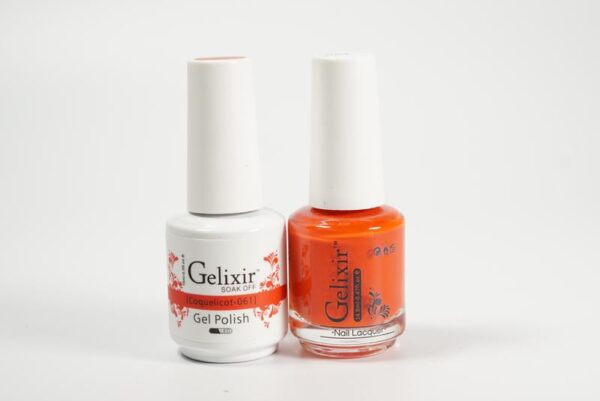 #061 - Gelixir UV/LED Soak Off Gel polish - Coquelicot