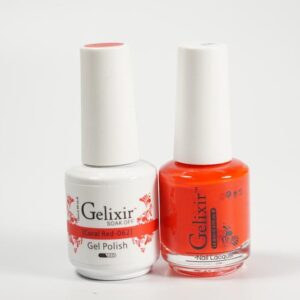 #062 - Gelixir UV/LED Soak Off Gel polish - Coral Red
