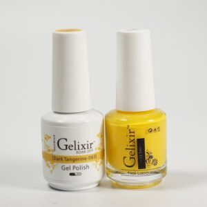 #063 - Gelixir UV/LED Soak Off Gel polish - Dark Tangerine