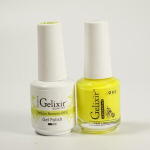 #065 - Gelixir UV/LED Soak Off Gel polish - Yellow Banana