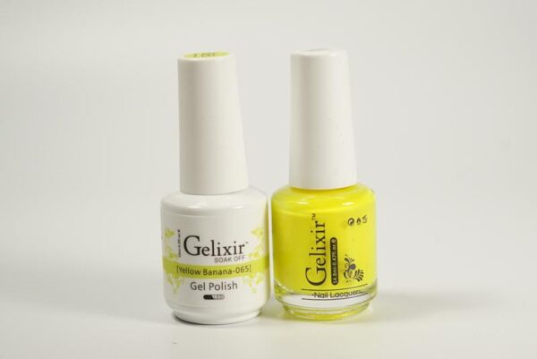 #065 - Gelixir UV/LED Soak Off Gel polish - Yellow Banana