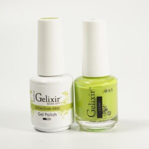 #068 - Gelixir UV/LED Soak Off Gel polish - Olive Drab