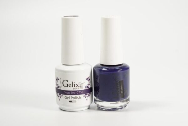 #075 - Gelixir UV/LED Soak Off Gel polish - Deep Sea