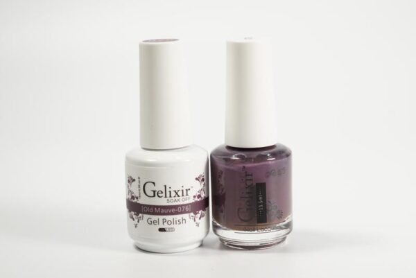 #076 - Gelixir UV/LED Soak Off Gel polish - Old Mauve