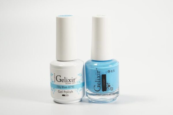 #079 - Gelixir UV/LED Soak Off Gel polish - Sky Blue