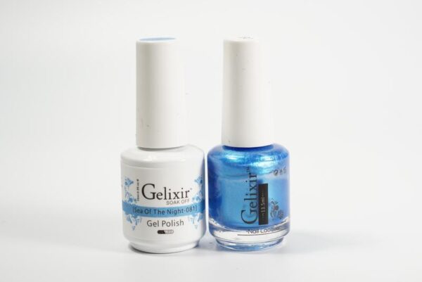 #081- Gelixir UV/LED Soak Off Gel polish - Sea Of Night