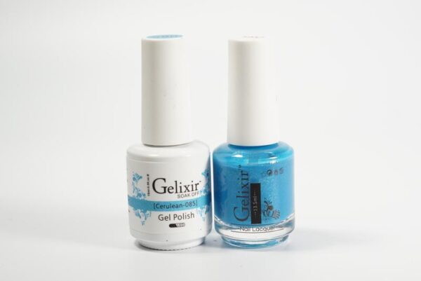#085 - Gelixir UV/LED Soak Off Gel polish - Cerulean