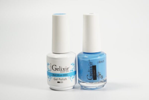 #086 - Gelixir UV/LED Soak Off Gel polish - Ball Blue