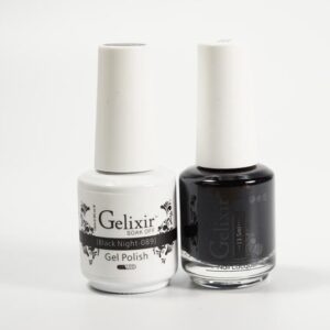 #089 - Gelixir UV/LED Soak Off Gel polish - Black Night