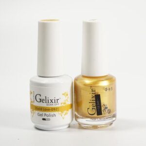 #092 - Gelixir UV/LED Soak Off Gel polish - Gold Love