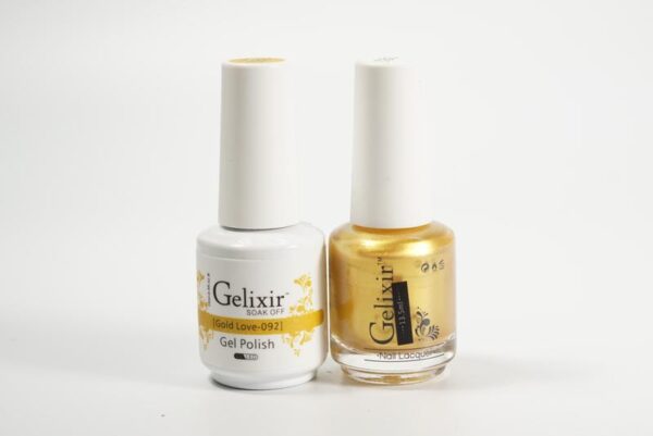 #092 - Gelixir UV/LED Soak Off Gel polish - Gold Love