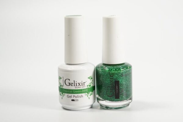 #099 - Gelixir UV/LED Soak Off Gel polish - Green Fairly