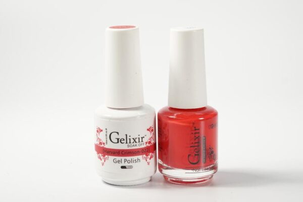 #022 - Gelixir UV/LED Soak Off Gel polish - Harvard Crimson